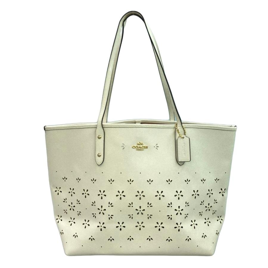 コーチ パンチングトートバック F28973 レディース COACH 中古  