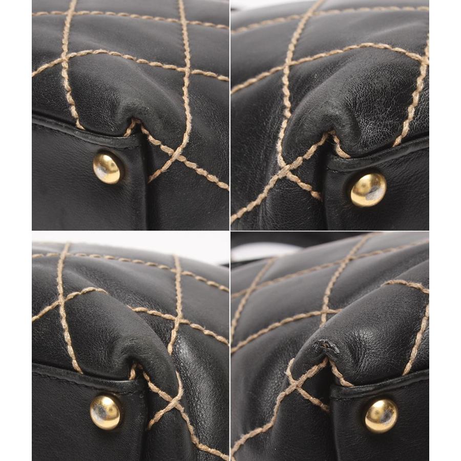 シャネル トートバッグ ゴールド金具 7番台 ワイルドステッチ ココマーク A18126 レディース CHANEL 中古の画像