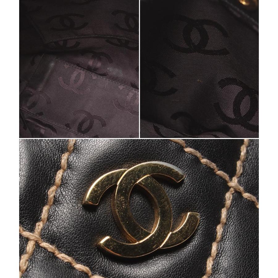 シャネル トートバッグ ゴールド金具 7番台 ワイルドステッチ ココマーク A18126 レディース CHANEL 中古の画像