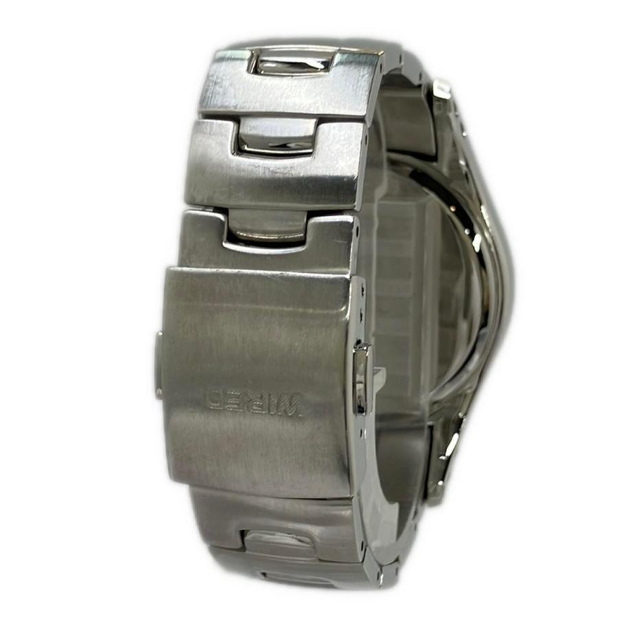 ワイアード 腕時計 クオーツ ブラック 7T92-0GK0 メンズ WIRED 中古 