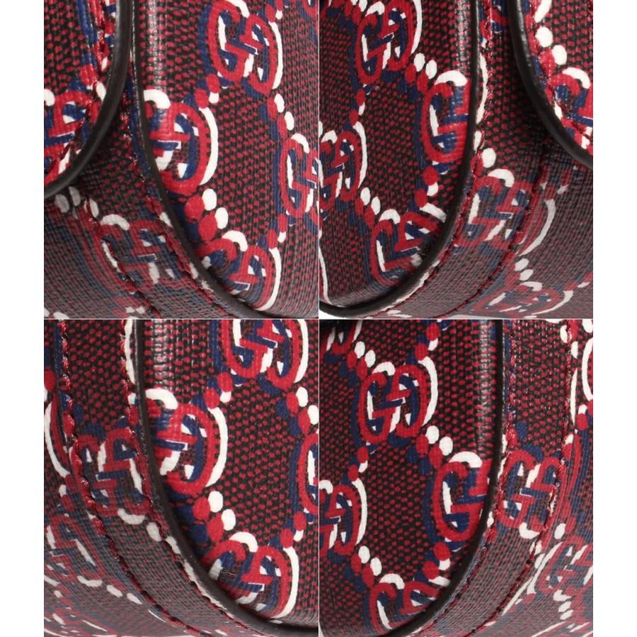 美品 グッチ レザーショルダーバッグ スーパーミニショルダー GG