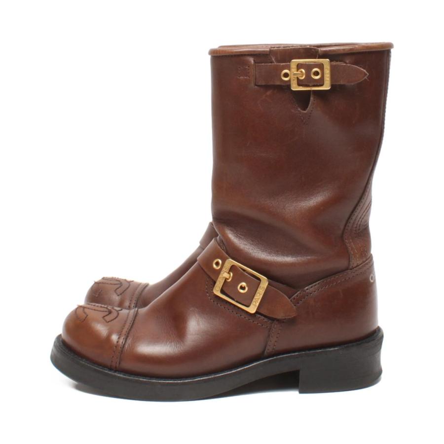 シャネル エンジニアブーツ ショートブーツ レディース SIZE 36 1/2 (M