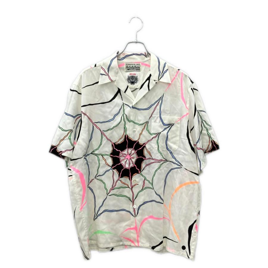 美品 ワコマリア ウルフズヘッド 半袖シャツ メンズ SIZE M WACKO
