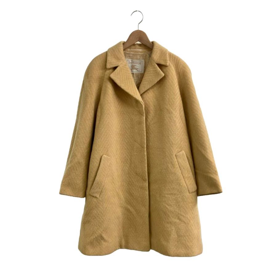 バーバリー シングルコート モヘヤ混 レディース SIZE 9AR (M 