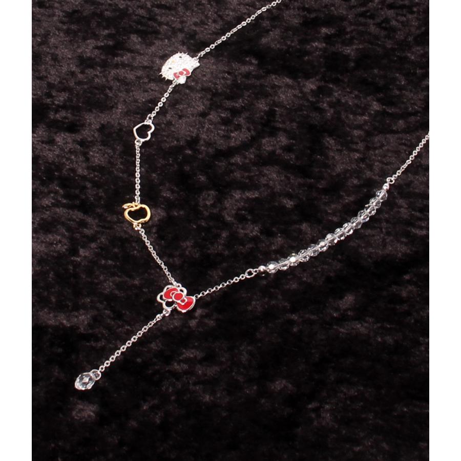 美品 スワロフスキー ネックレス 1097209 ハローキティモチーフ Hello