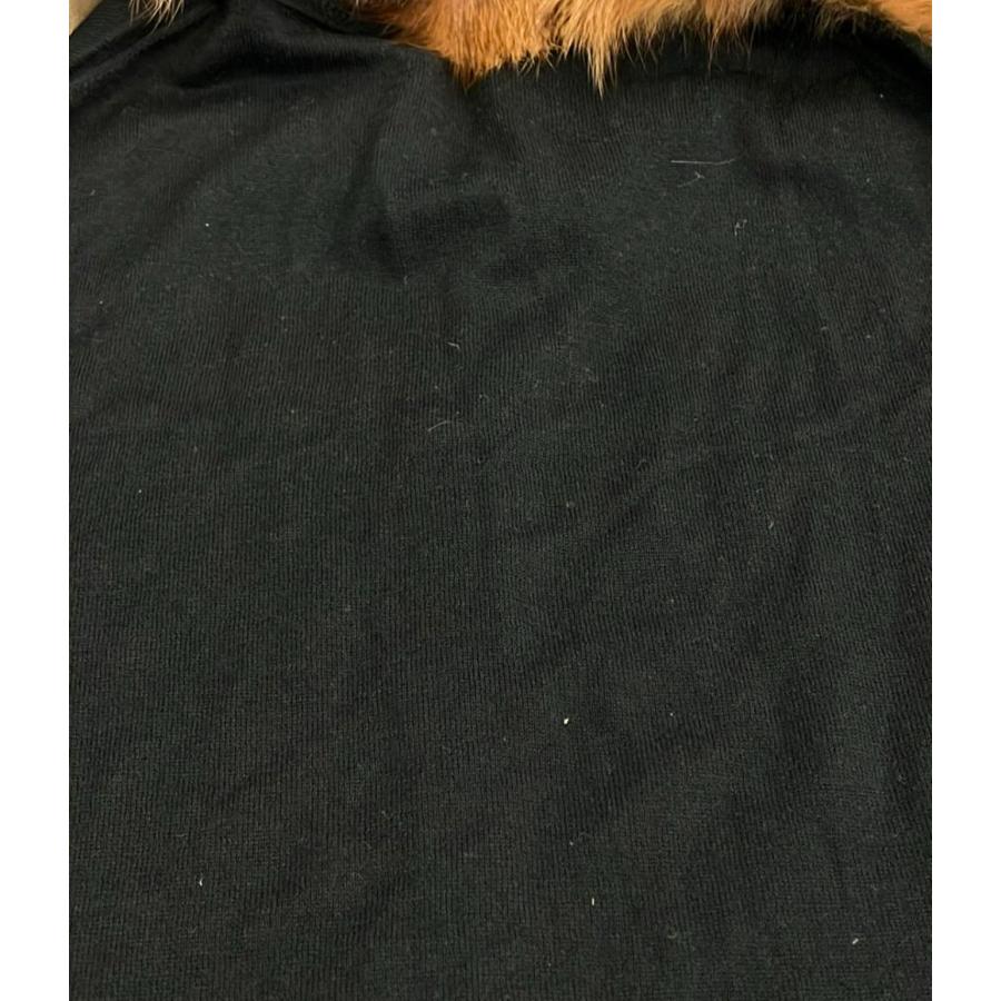 ミュウ 長袖 カーディガン リアルファー付き レディース SIZE 40 (S  