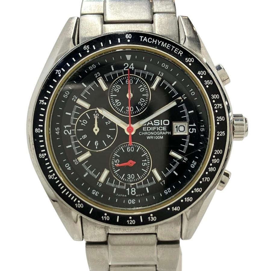 カシオ 腕時計 EDIFICE エディフィス クオーツ ブラック EF-503 メンズ