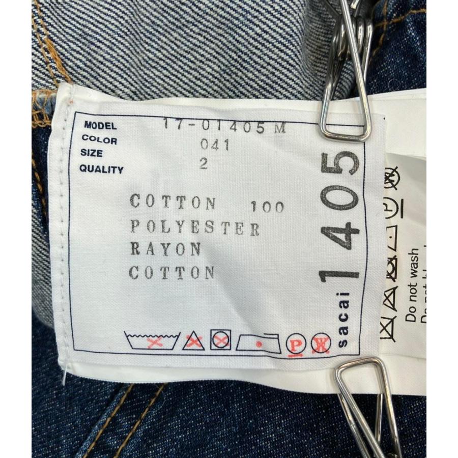 サカイ 長袖 デニムシャツ 17-0145M メンズ SIZE 2 Sacai 中古