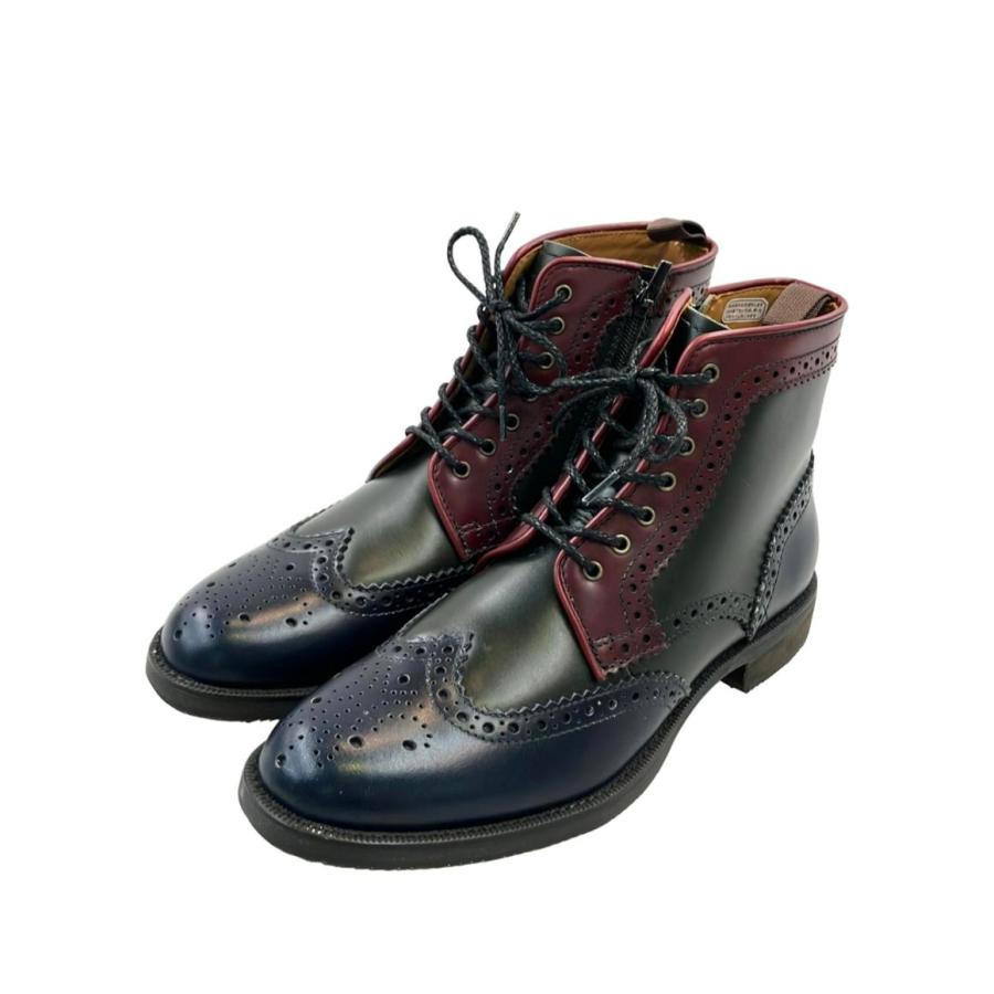 リーガル ウィングチップブーツ サイドジップ メンズ SIZE 25.0 (S