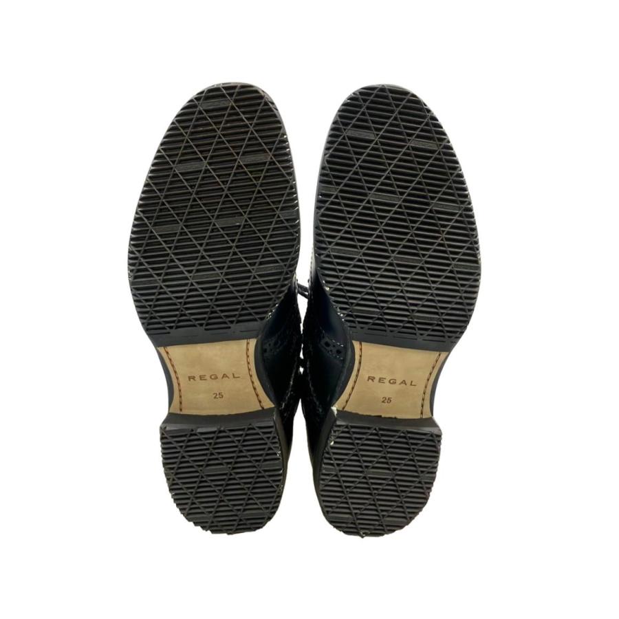 リーガル ウィングチップブーツ サイドジップ メンズ SIZE 25.0 (S