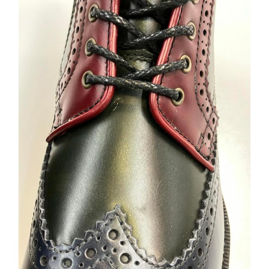 リーガル ウィングチップブーツ サイドジップ メンズ SIZE 25.0 (S