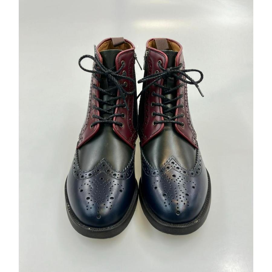 リーガル ウィングチップブーツ サイドジップ メンズ SIZE 25.0 (S