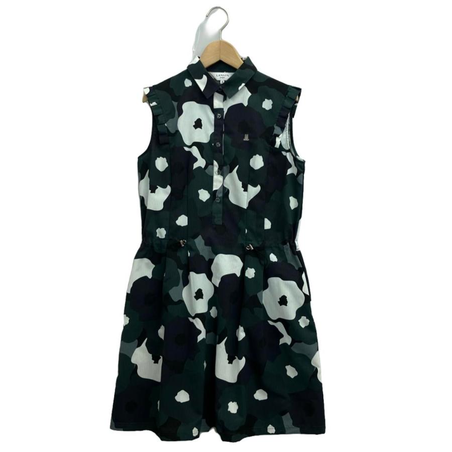 【美品】LANVIN SPORT ノースリーブワンピース38 美品 ノースリーブワンピース シャツワンピース レディース SIZE 38 (S