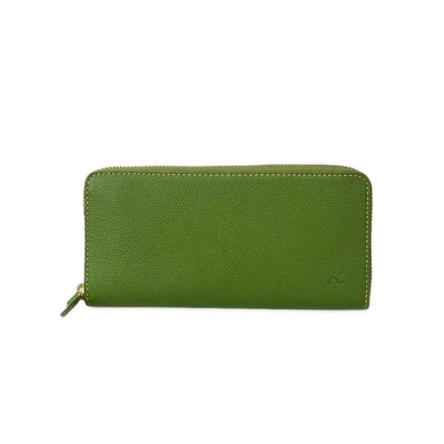 美品 キタムラ ラウンドファスナー長財布 レディース Kitamura