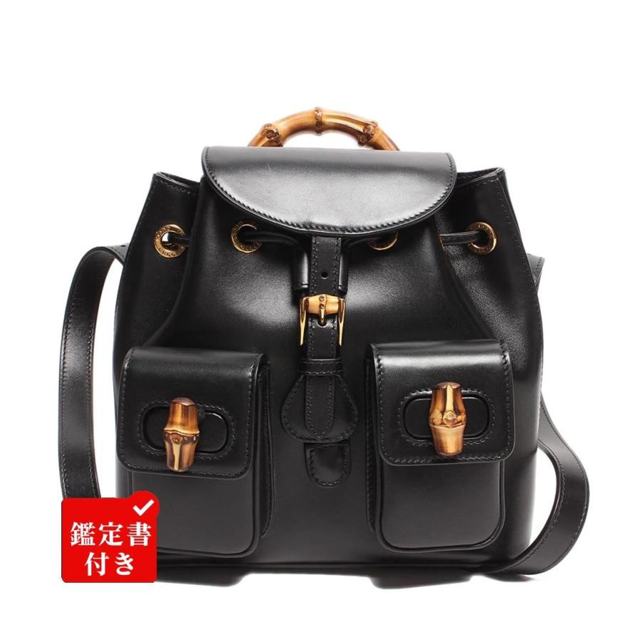 GUCCI グッチ バンブー リュック エナメル ゴールド色 GUCCI グッチ バンブー リュック エナメル ゴールド色 GUCCI