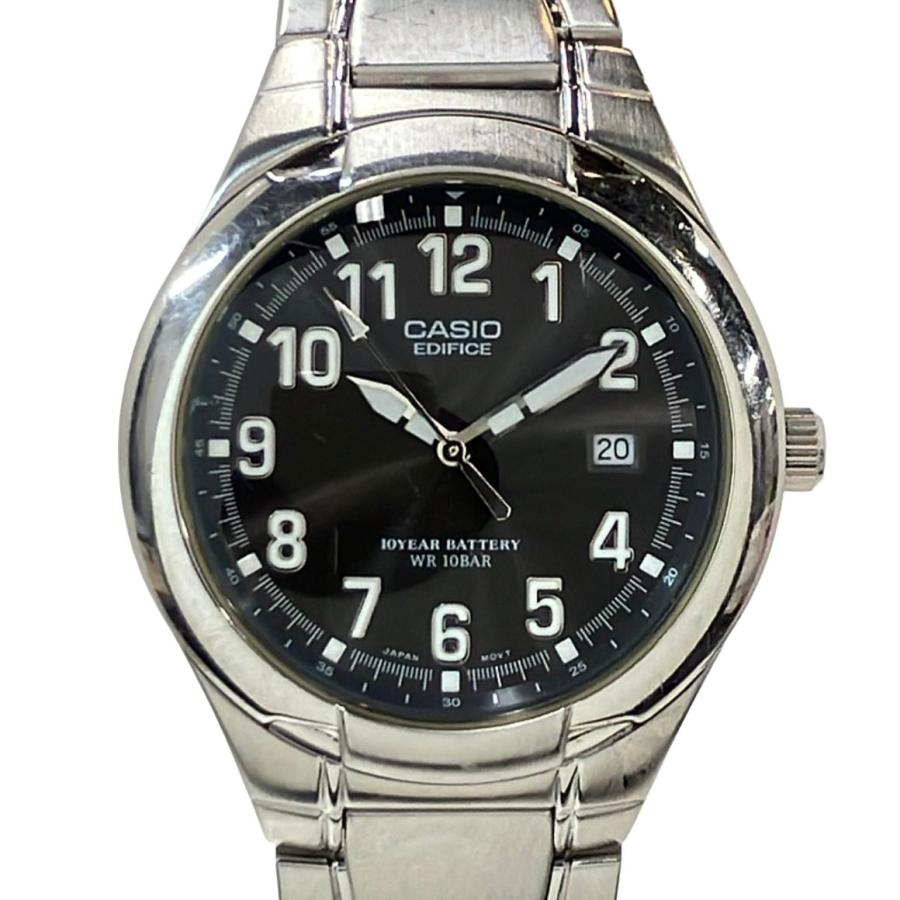カシオ 腕時計 EDIFICE エディフィス クオーツ ブラック EF-109 メンズ 