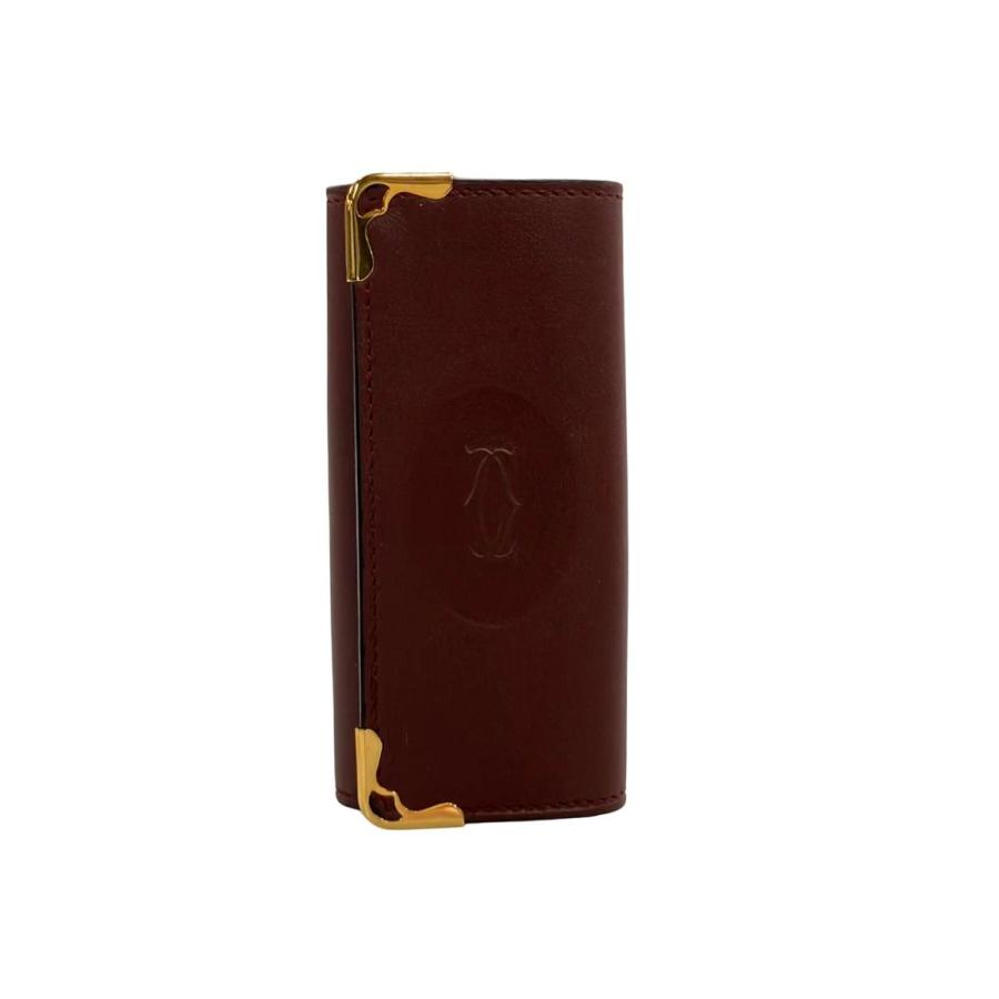 must de Cartierマストドゥ カルティエ 4連 レザーキーケース 楽天市場】【未使用品】 カルティエ キーケース 4連 マスト ドゥ