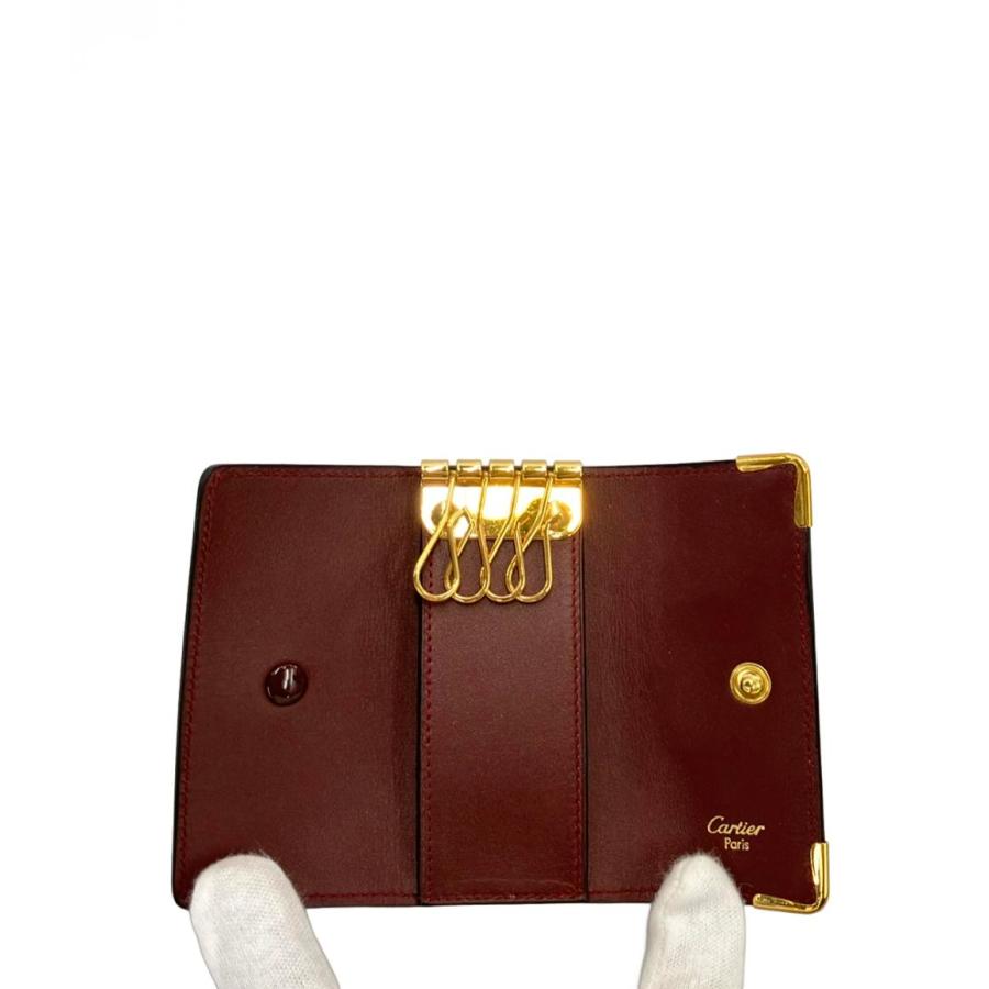 レア★Cartier☆カルティエ 4連キーケース 美品 カルティエ 4連キーケース マストドゥカルティエ レディース