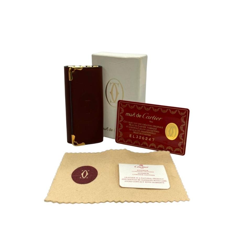美品 カルティエ 4連キーケース マストドゥカルティエ レディース