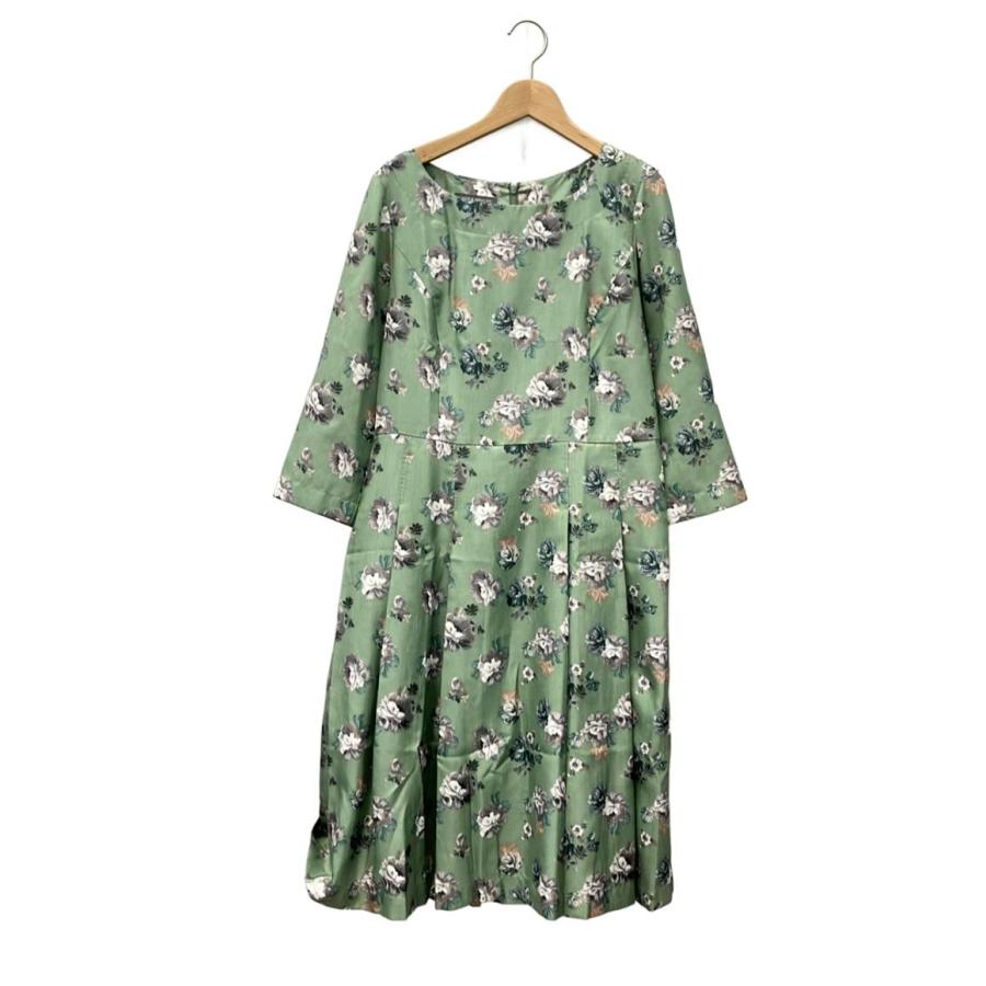 ローラアシュレイ 長袖ワンピース 花柄 レディース SIZE 11 (M