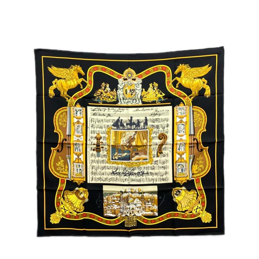 極美品 HERMES エルメススカーフシルク カレ90 IN SALZBURG エルメス スカーフ カレ90 シルク100% IN SALZBURG レディース HERMES