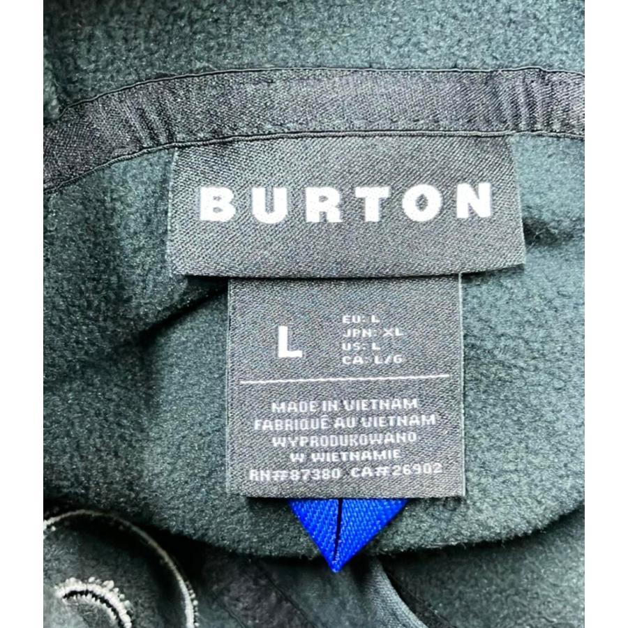 美品 バートン 裏フリースダブルジップパーカー メンズ SIZE L BURTON