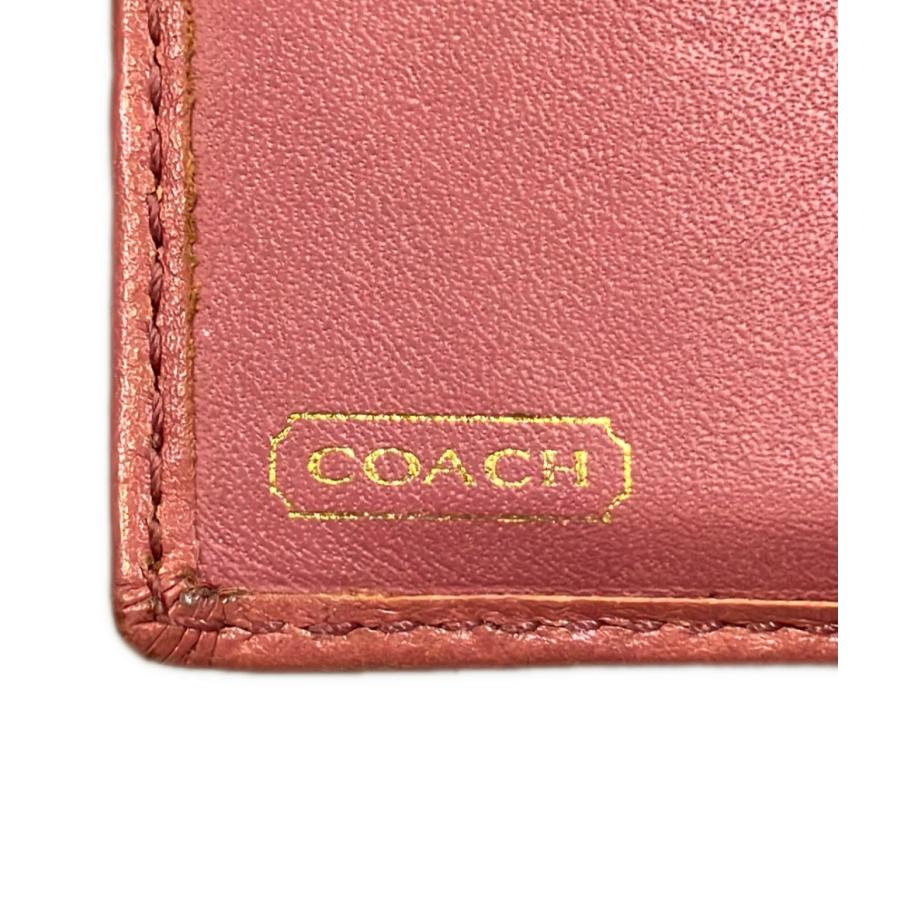 COACHコーチシグネチャーミディアムレザー二つ折り財布 コーチ 二つ折り財布 シグネチャー レディース COACH 中古 : Rehello