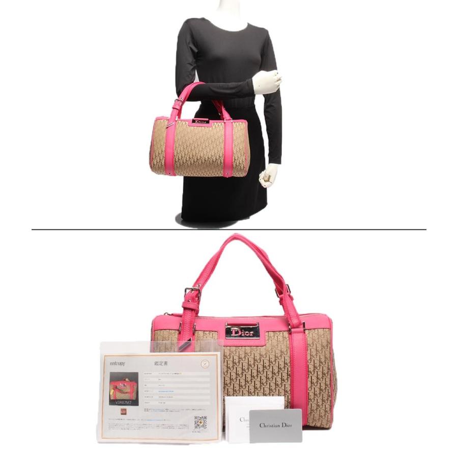 Christian Dior トロッター ミニボストンバッグ 美品 クリスチャンディオール ハンドバッグ ミニボストンバッグ