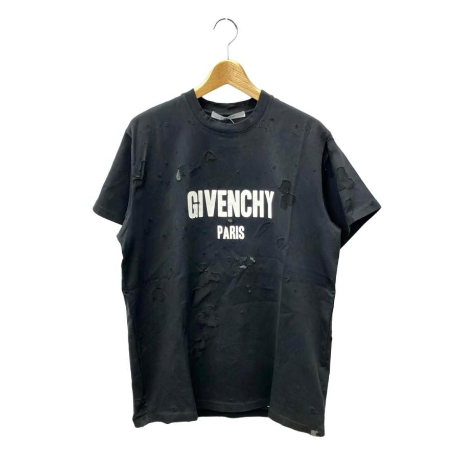 GIVENCHY ダメージ加工 Tシャツ ジバンシィ ダメージ加工 半袖Tシャツ メンズ SIZE XXS (XXS) GIVENCHY