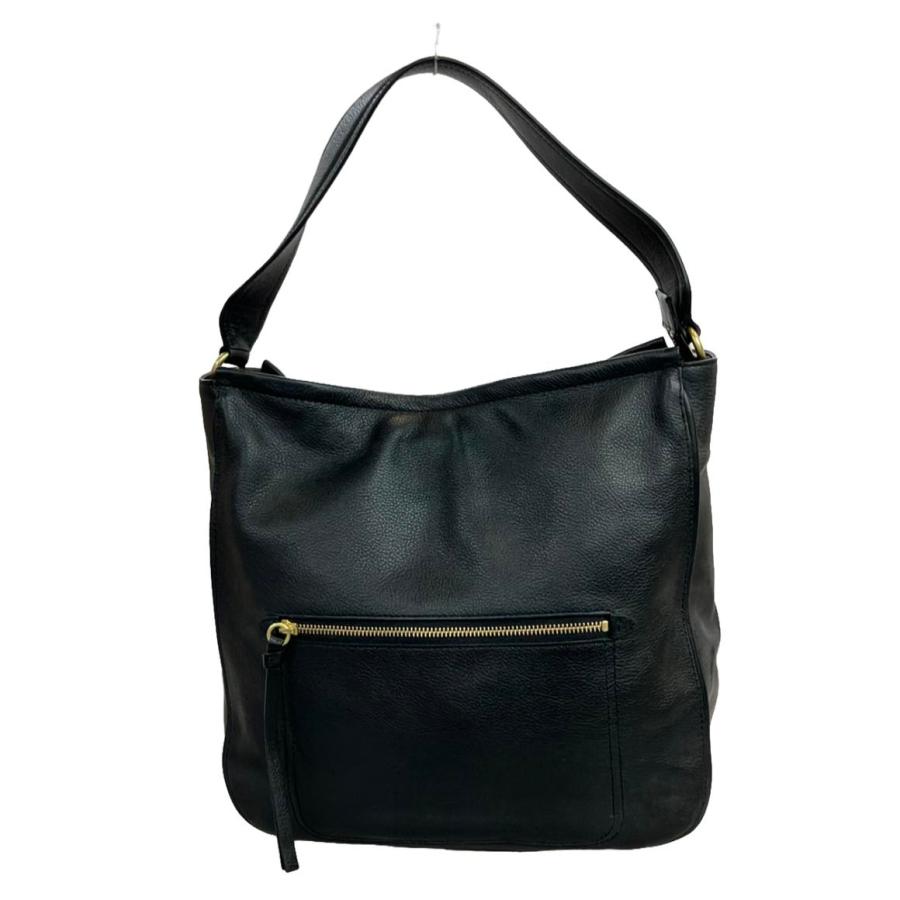 【極美品】Cole Haan　ブラック　ショルダーバッグ　レザー　ゴールド金具 セール】キャリーオールショルダーバッグ womens（ショルダー
