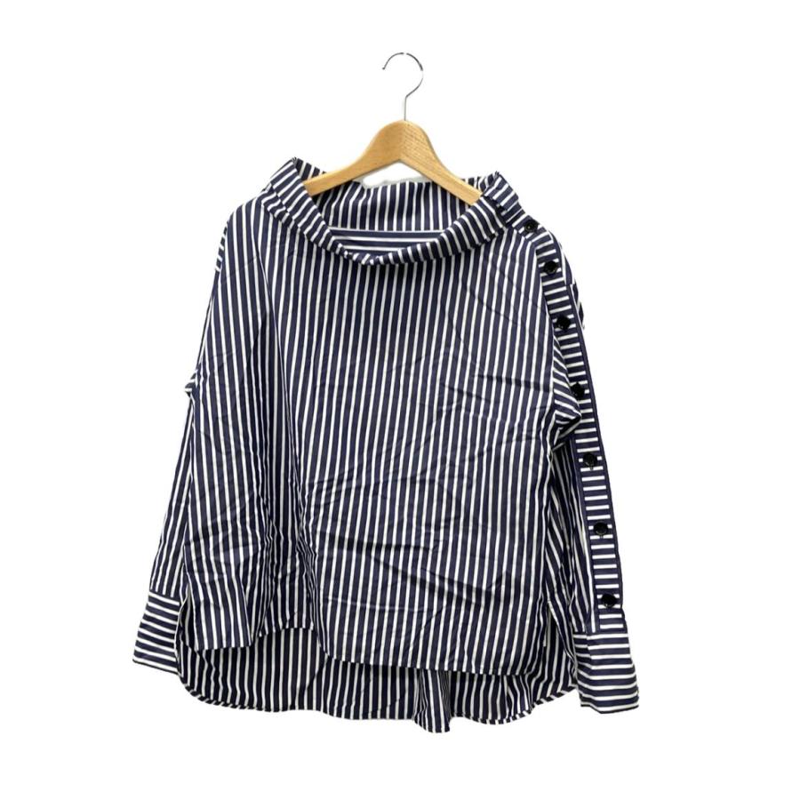 美品 ピンキー＆ダイアン ストライプ柄長袖ブラウス レディース SIZE