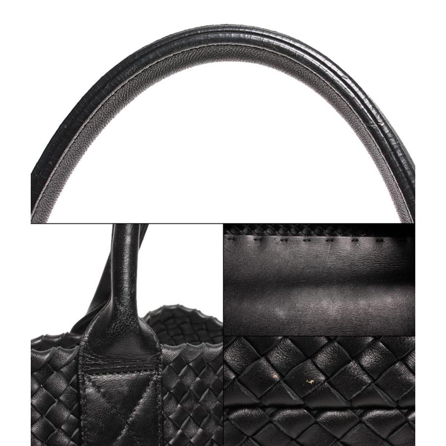 ボッテガベネタ レザートートバッグ ポーチ付き イントレ