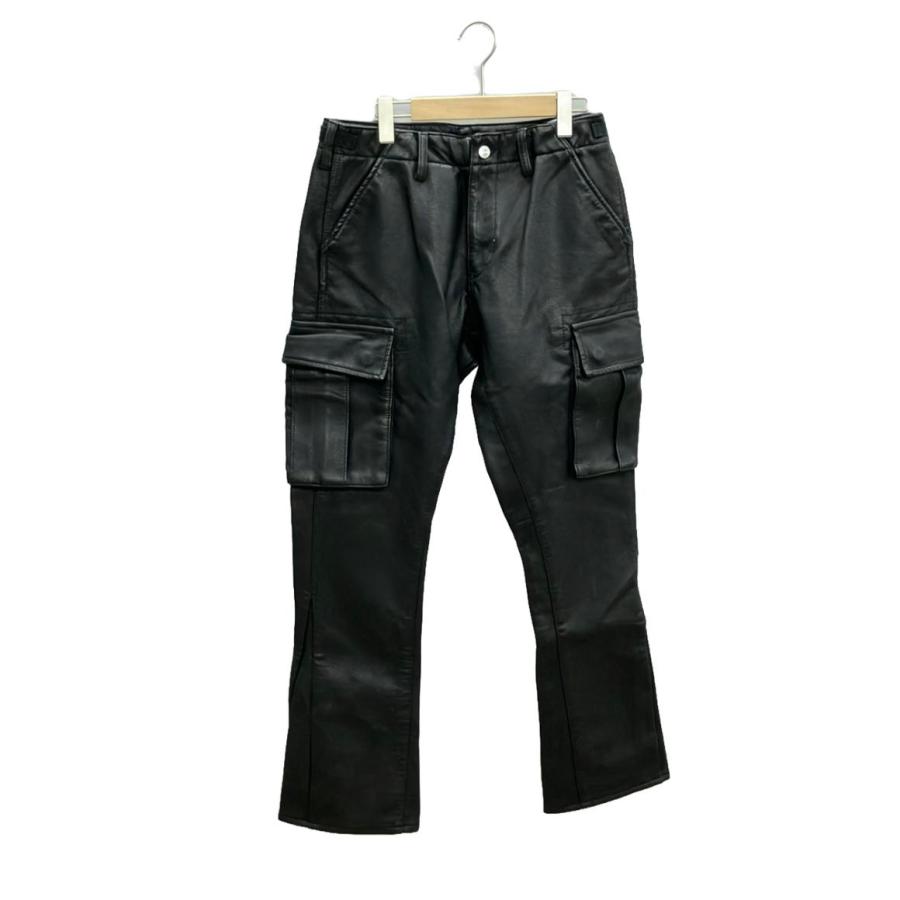 ミニマル レザーカーゴパンツ メンズ SIZE 30 (M) mnml 中古 ミニマル レザーカーゴパンツ メンズ SIZE 30 (M) mnml 中古