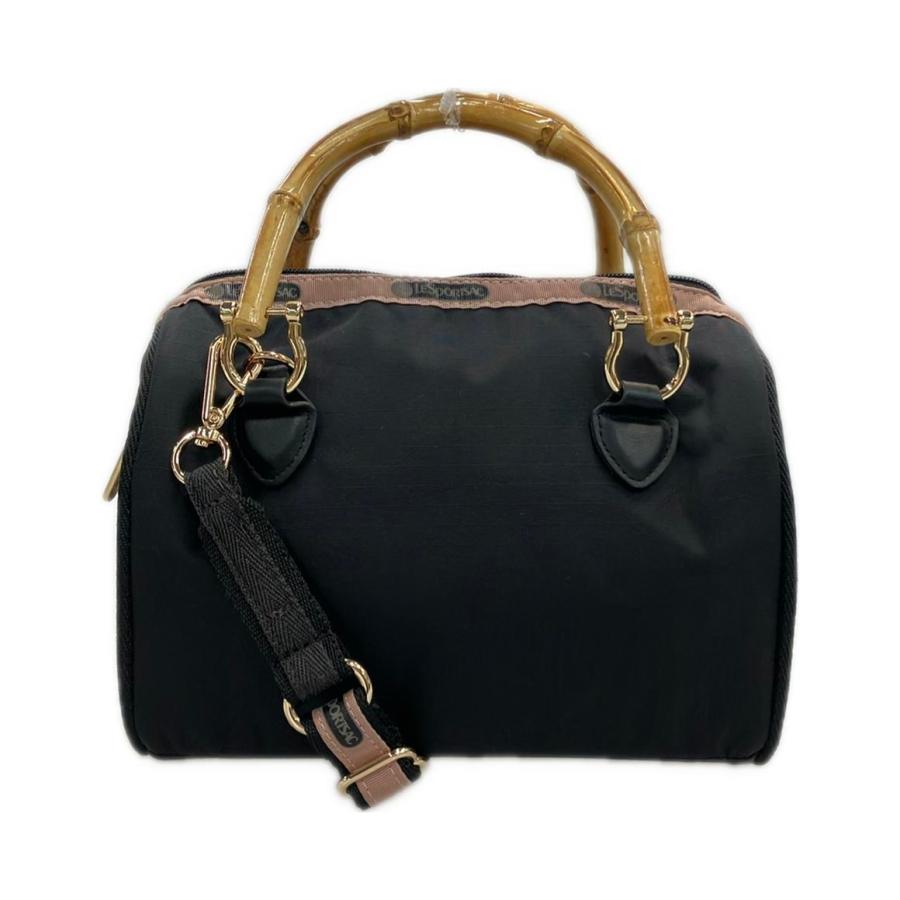 値下げ新品タグ付レスポートサック 2way ボストンバッグ ショルダー 黒無地 レスポートサック(LeSportsac) ショルダー バッグ ファッション