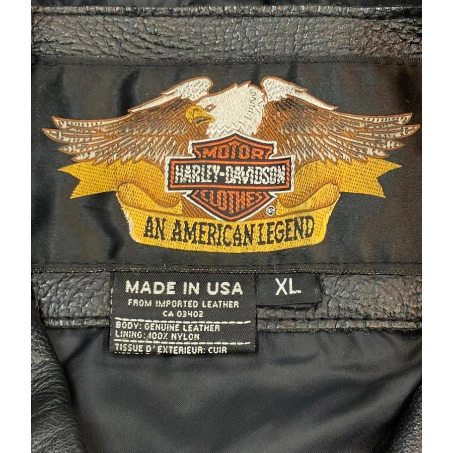 ハーレーダビッドソン ライダースジャケット メンズ SIZE XL