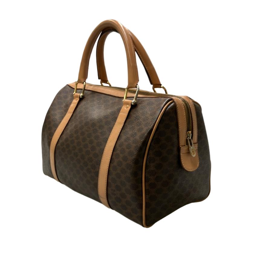 CELINE　ミニボストンバッグ　マカダム柄　M14　　中古品 セリーヌ ボストンバッグ マカダム柄 M14 レディース CELINE 中古
