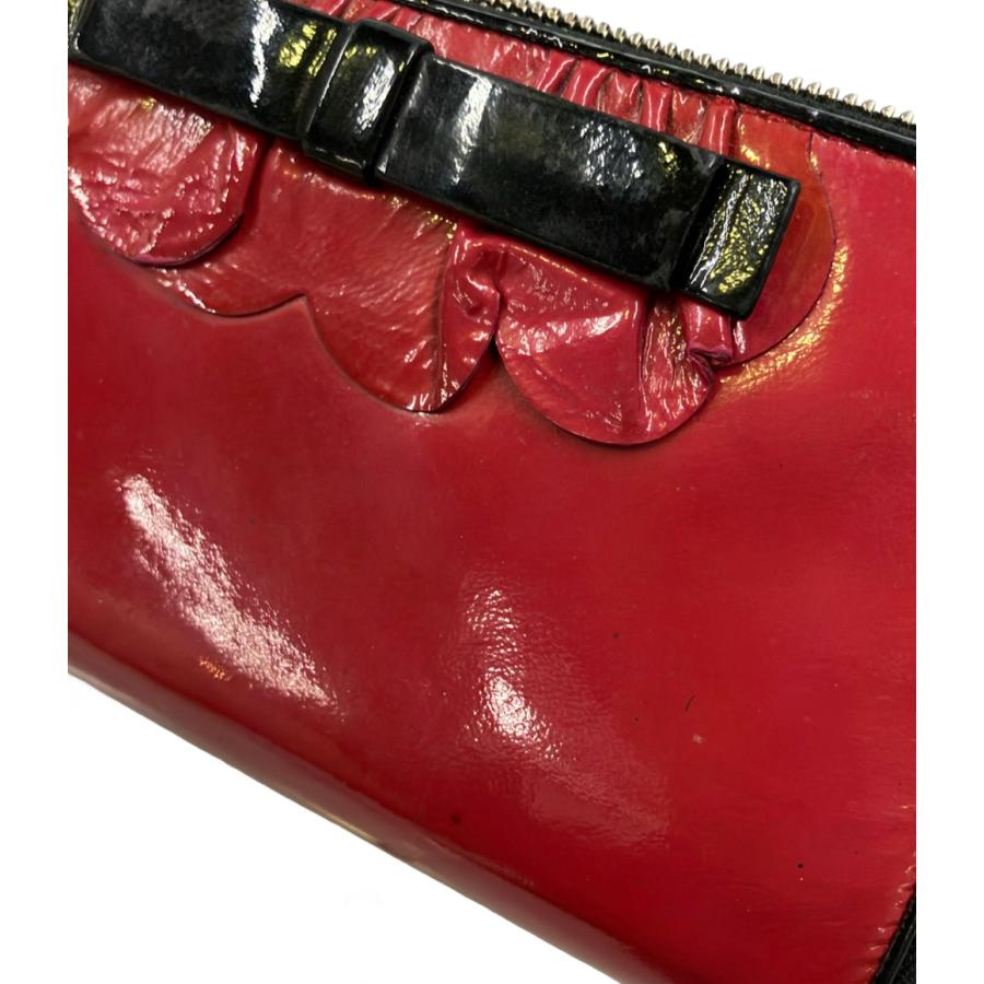ミュウミュウ ラウンドファスナー長財布 レディース MIUMIU 中古