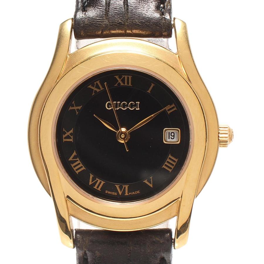 グッチ 腕時計 クオーツ ブラック 5400L レディース GUCCI 中古