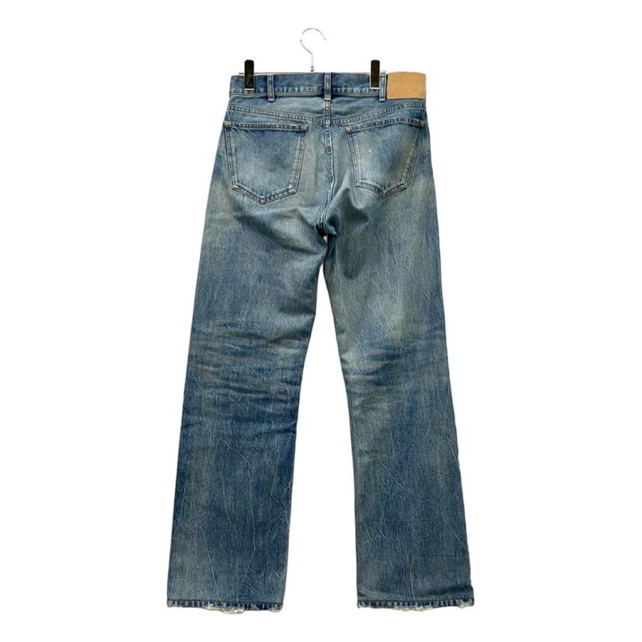 セリーヌ デニムパンツ ウォッシュド加工 ダメージ加工 ミドルライズ