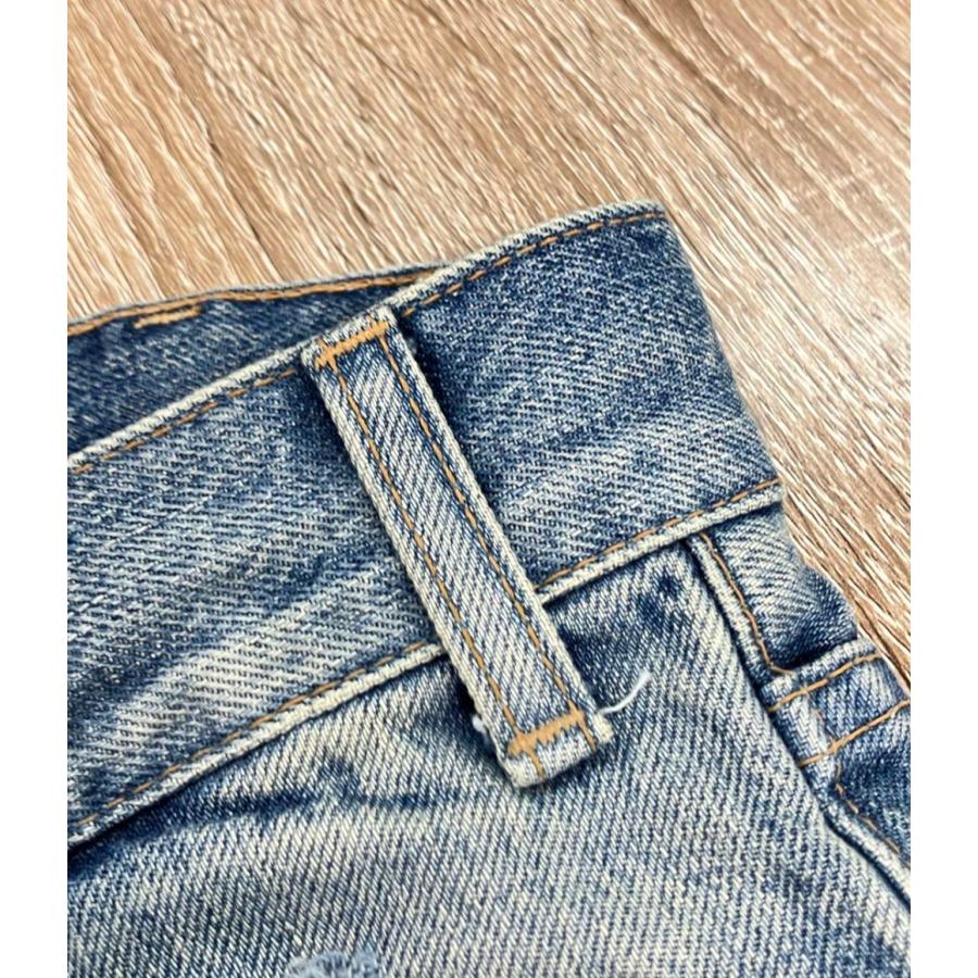 セリーヌ デニムパンツ ウォッシュド加工 ダメージ加工 ミドルライズ