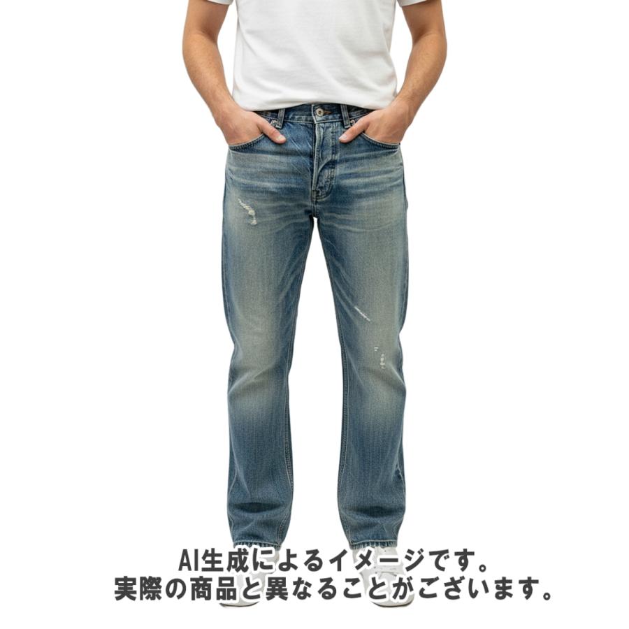 セリーヌ デニムパンツ ウォッシュド加工 ダメージ加工 ミドルライズ