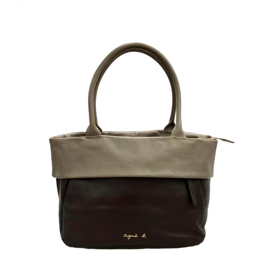 アニエスベー トートバッグ ハンドバッグ レザー レディース agnes b