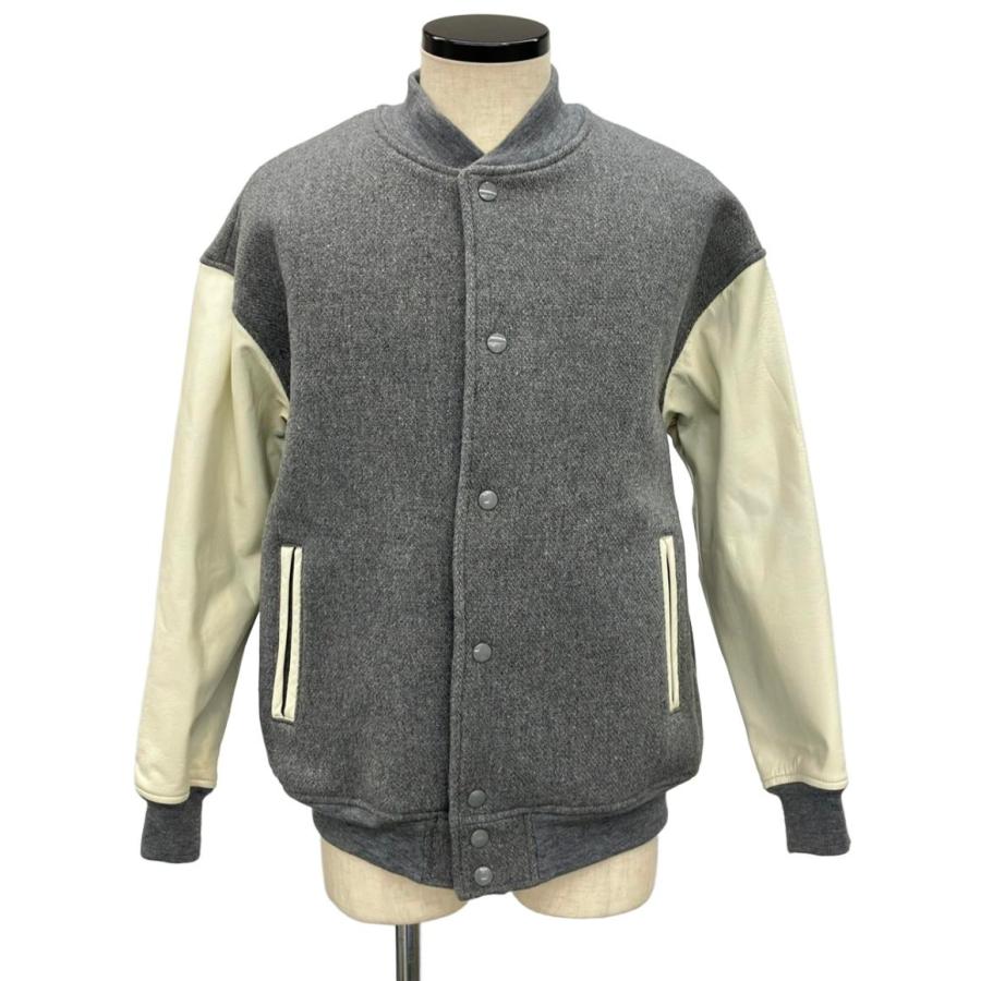 REMI RELIFF レミレリーフ スタジャン レミレリーフ スタジャン 裏地ペイズリー柄 メルトン メンズ SIZE M