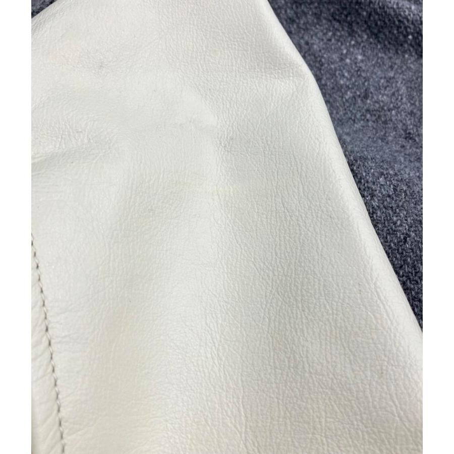 レミレリーフ スタジャン 裏地ペイズリー柄 メルトン メンズ SIZE M