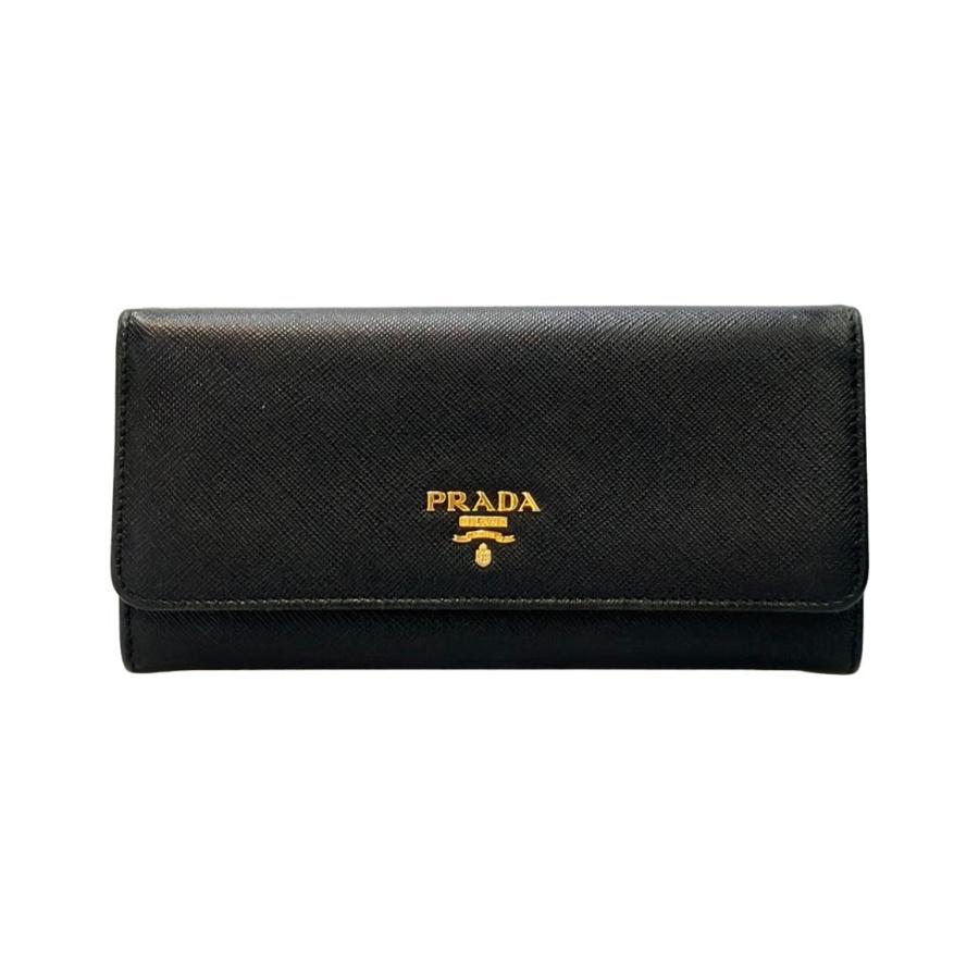 プラダ 長財布 サフィアーノメタルオロ 1M1132 レディース PRADA 中古 