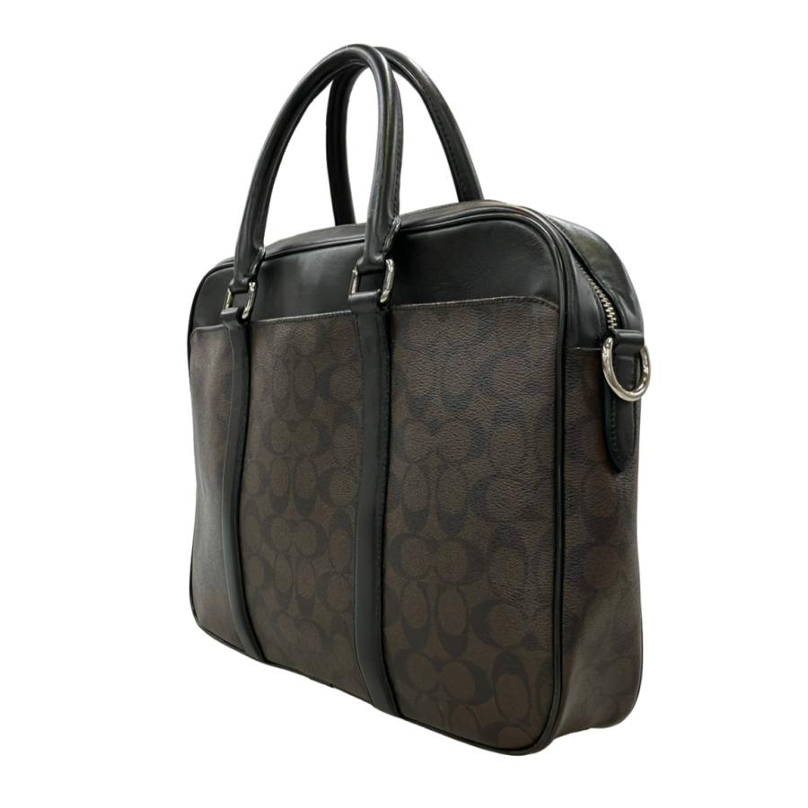 コーチ ブリーフケース シグネチャー F54803 メンズ COACH 中古