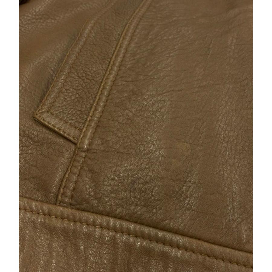 ドルチェアンドガッバーナ シープスキン レザージャケット ブルゾン