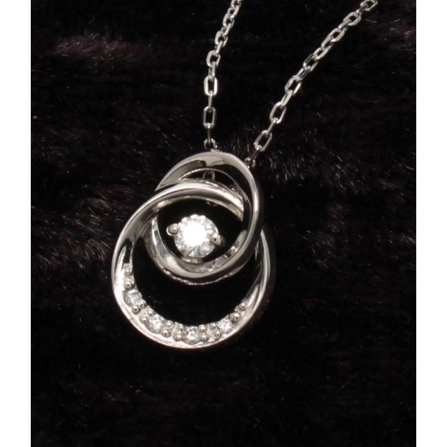 美品 スタージュエリー ネックレス Pt950 ダイヤ 0.04ct