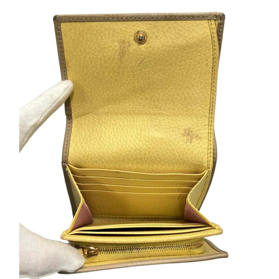 グッチ 二つ折り財布 GGマーモント 598587 0416 レディース GUCCI 中古