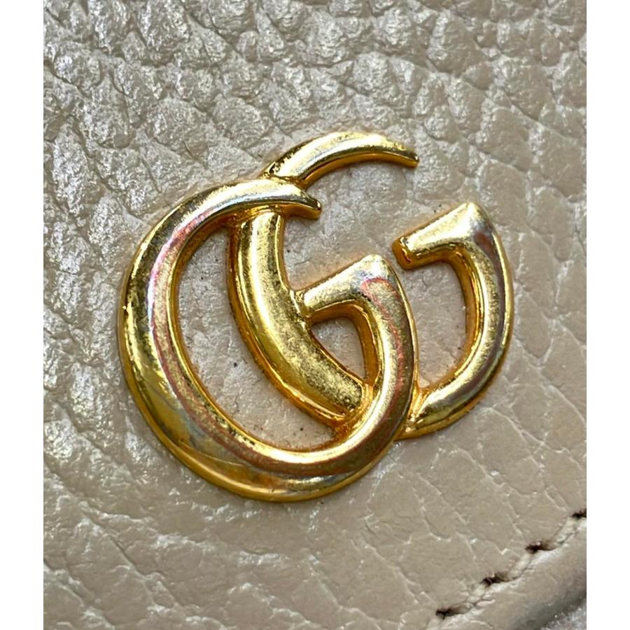 グッチ 二つ折り財布 GGマーモント 598587 0416 レディース GUCCI 中古